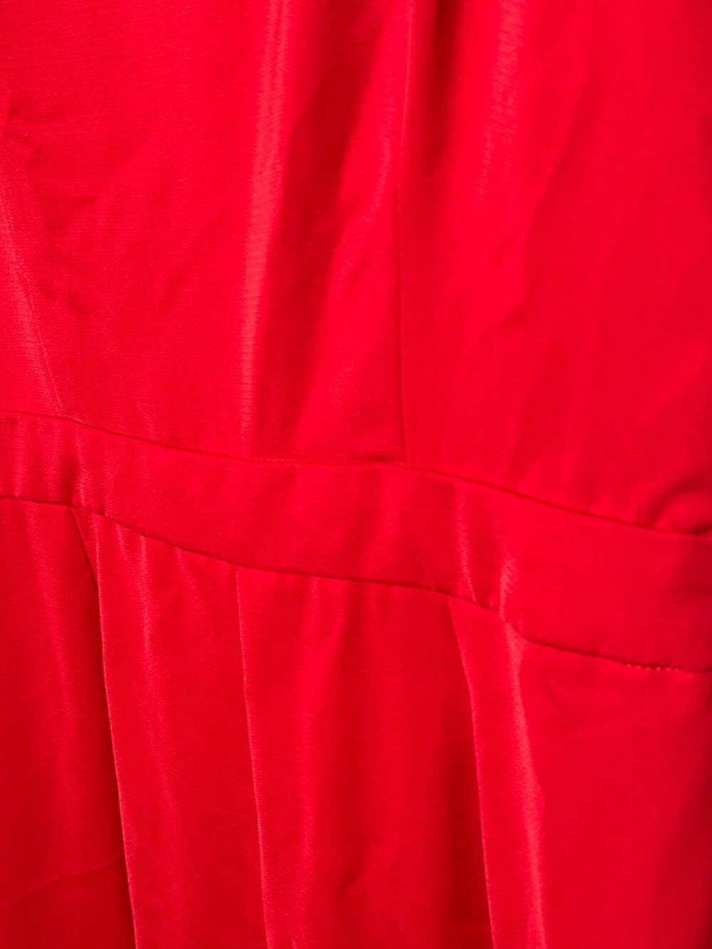 Gianni Bini Womens Small Red Ruffle Wide Leg Jumpsuit V Neck Party - Picture 6 of 9